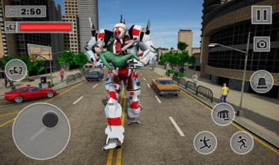 救援城市变形救护机器人3D游戏安卓版2