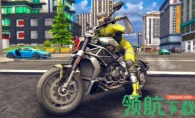 刺激交通摩托手机游戏破解版2