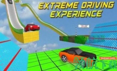 疯狂警车坡道特技手机游戏汉化版3