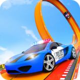 疯狂警车坡道特技手机游戏汉化版