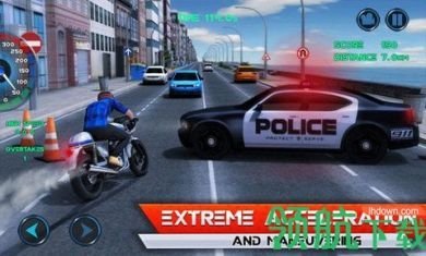 高速交通摩托车漂移汉化版1