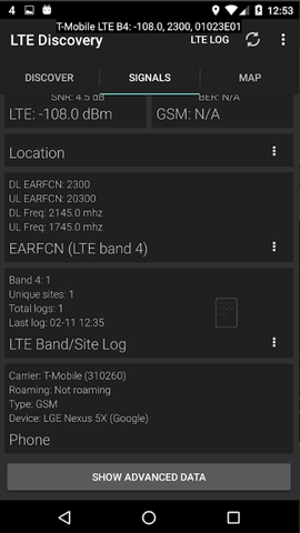 信号发现分析工具(LTE Discovery)手机版4