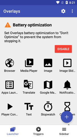 Overlays桌面启动app中文版3