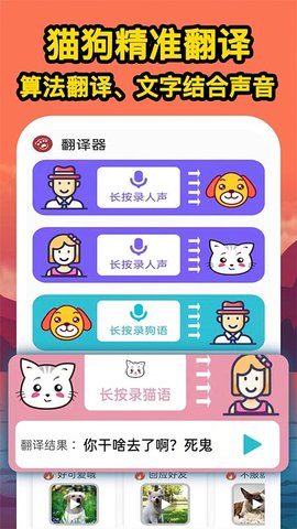 人人猫狗翻译交流器app中文版4
